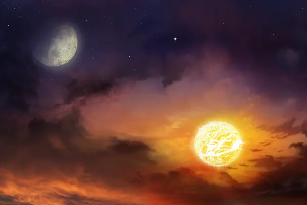 What does the sun say to the moon every day at sunset?