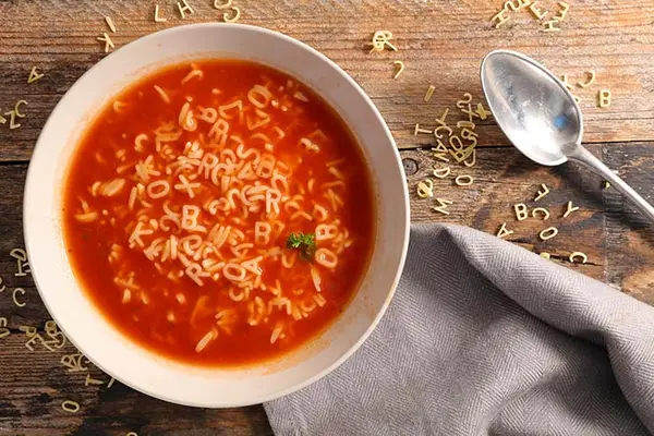 What happens when you eat too much alphabet soup?