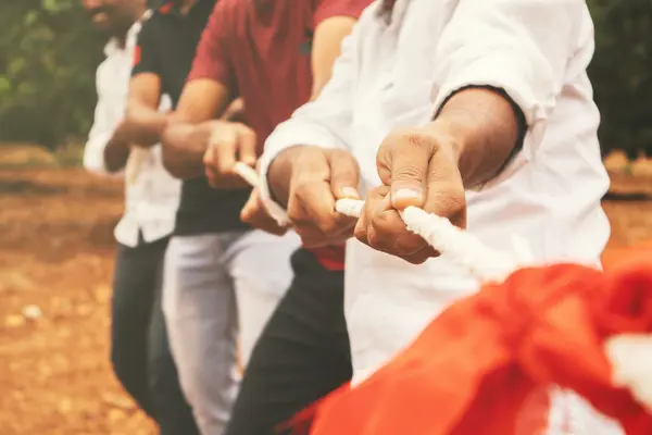 What types of animals always win at tug-of-war?