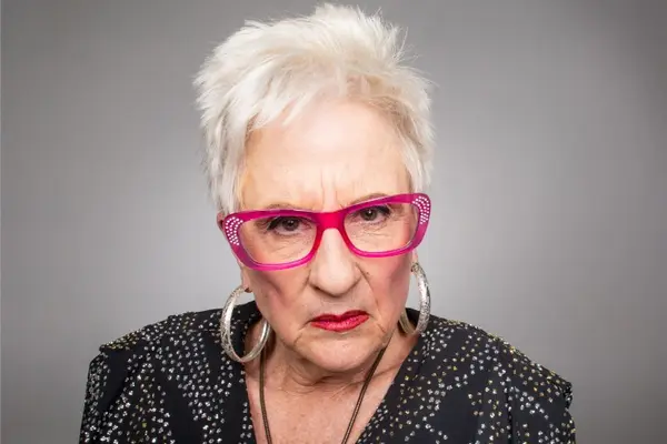 Which celebrity always frowns?