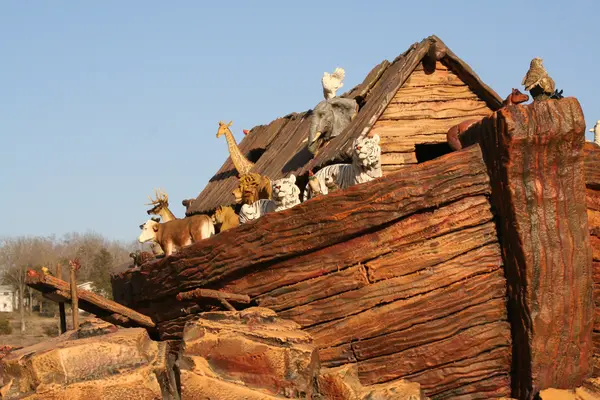 How did Noah see the animals in the Ark at night?