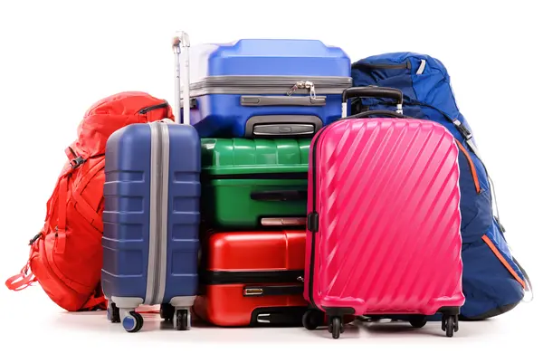 What do boats use to pack their luggage for a plane ride?