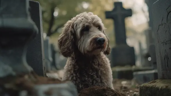 Why did the dog get kicked out of the cemetery?