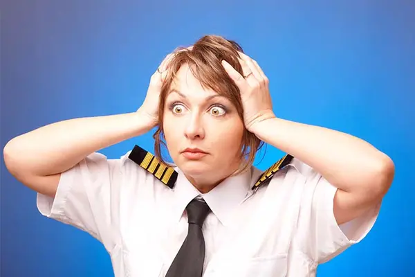 Why was the pilot so easily distracted?