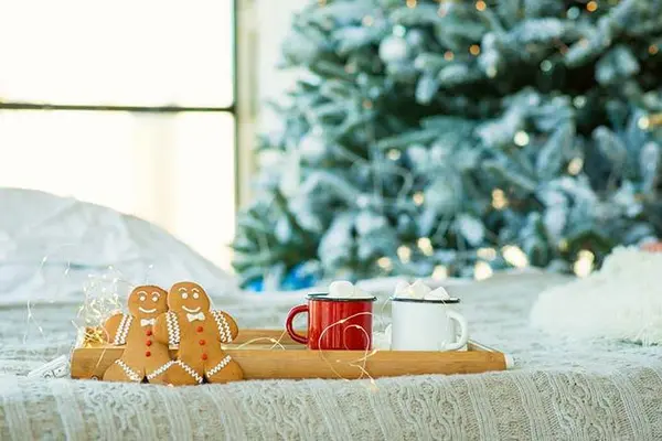 What did the Gingerbread Man put on his bed?