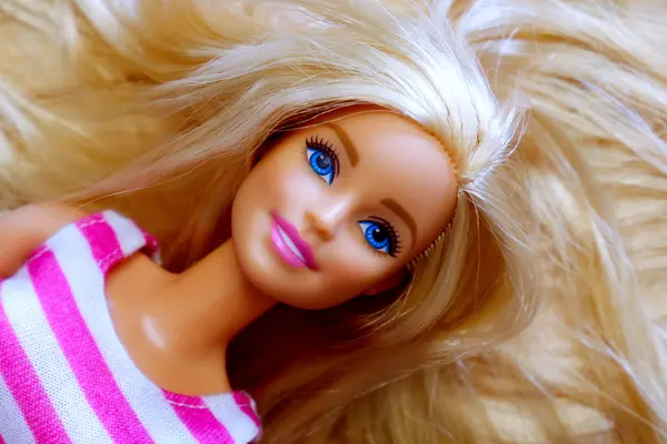 What did the woman say when Barbie™ picked up her kids from school?